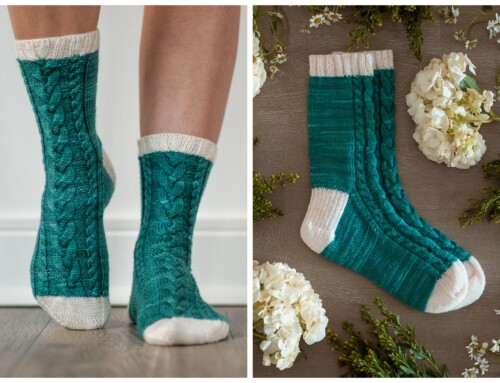 Knit the Richly Cabled Continuity Socks Today!