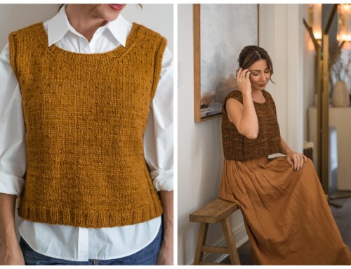 Knit This Adorable Oversized Vest Today – Imogene