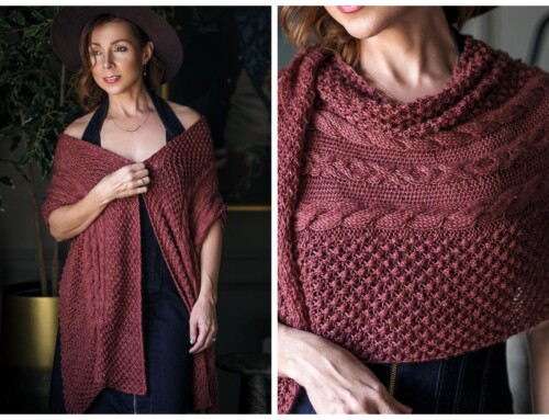 Knit This Cabled Shawl Today – Sister